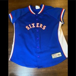 Blue Sixers Hardwood Classics Jersey